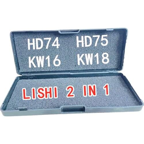 Lishi 2 in 1 decoder and pick HD74 HD75 KW16 KW18 for Kawasaki, Hino Honda, Suzuki, Gwangyang Motorcycle