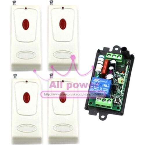 Home Automation Wireless RF Remote Control Light Switch 220V 110V