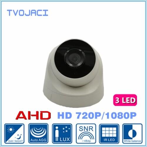 Surveillance Camera AHD Analog High Definition 1/4'' CMOS 1.0MP 720P 2.0MP 1080P AHD CCTV Camera IR Cut Fiter Security Indoor