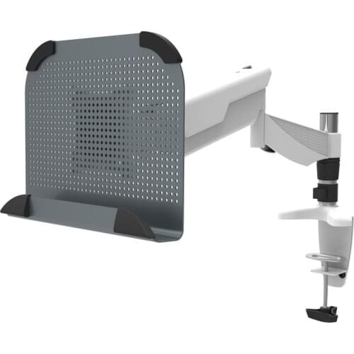 Gas Spring Full Motion Desktop Mount 14"/15.6"/19" Notebook Laptop Holder Computer Display Bracket Base Arm TV Mount MD5211LDM