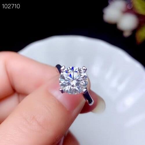 2020 new crackling moissanite gemstone ring for women jewelry engagement ring for wedding 925 silver ring birthday gift love