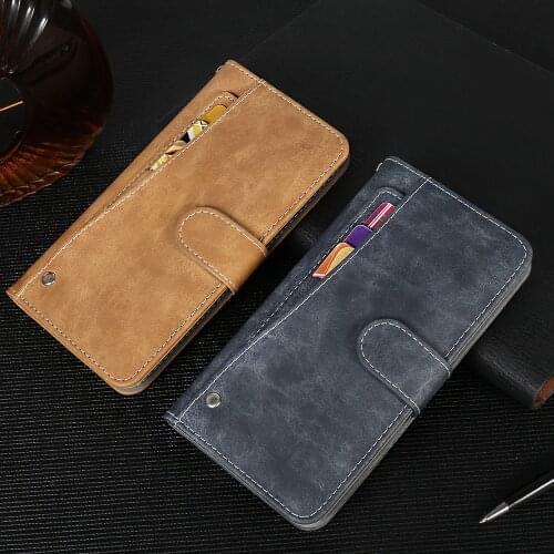 New Design! BQ BQ-5002G Fun Case Luxury Vintage Business Wallet Flip Leather Protective Cover With Front Card Slots