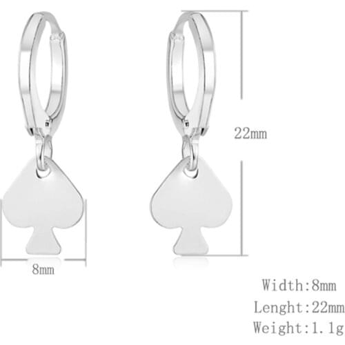 Wholesale website factory direct N925 Silver color fashion zircon ladies earrings jewelry