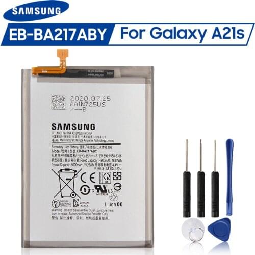 Original Phone Battery EB-BA217ABY For Samsung Galaxy A21s Replacement Battery Batterie de rechange 3501mAh-5000mAh