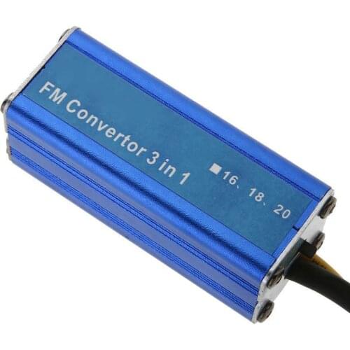 Band Expander 76 90MHz 3 In 1 Accessories Stereo Universal Car Frequency Converter Antenna FM Radio 12V Metal Easy Install Auto