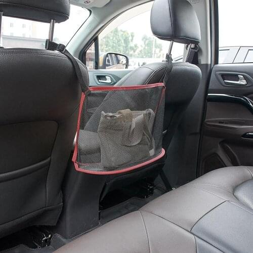 Auto Car Seat Storage Mesh Organiser Clothes Handbag Holder Stowing Tidying Central Organizer Pouch Net