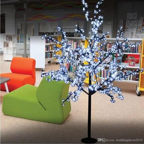 Outdoor LED Artificial Cherry Blossom Tree Light Christmas Tree Lamp 1.5m-3.0 m height 110/220VAC Rainproof Drop Shipping