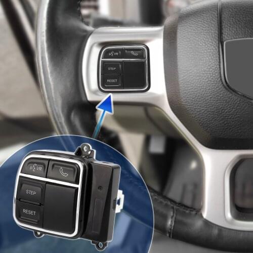 X Autohaux 56046253AC Steering Wheel Switch Left Side Fits for Dodge Caravan for Chrysler Town & Country