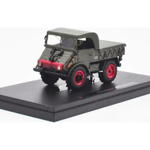 1/43 Scale Unimog 1953 Car Model Toy Vintage Classic Car DieCast Alloy Simulation Vehicle Model Collection Artwork Souvenir Show