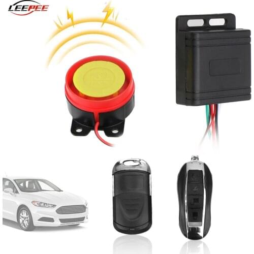 12V Motorcycle Bike Car Security Alarm System Wireless Remote Control Key Anti-theft Smart Set Motor Auto Accessories Interior