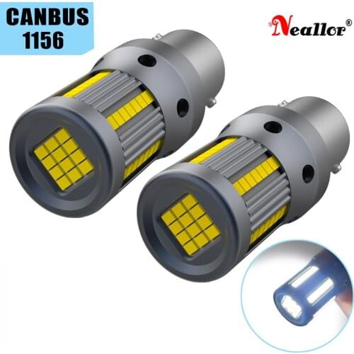 2000lm Bau15s PY21W LED Canbus Error Free Built in Resistor Anti Hyper Flash BA15S P21W 1156 LED Signal Bulb White Amber Yellow