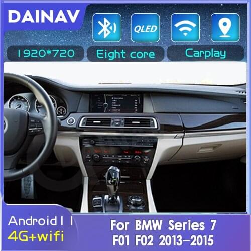 Android11CarPlay Eight Core Car Radio 8+256GB For BMW Series 7 F01 F02 2009-2015 WiFi GPS Navigation Multimedia Stereo Player