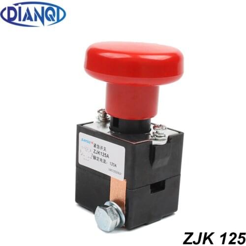 ZJK125 ( ED125 )Emergency disconnecting switch push button switch 125A 80V DC for car automobile vehicle