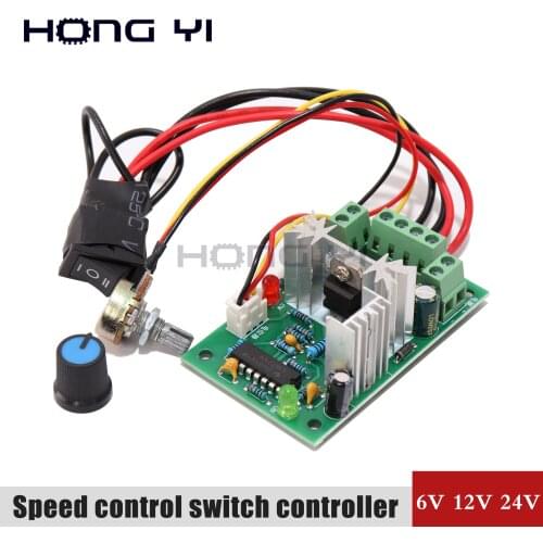 Free delivery of 6V 12V 24V reducer micro motor DC low speed motor controller