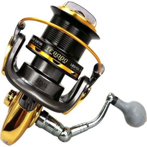Cheap 11000 Long Shot Spinning Reel Sea Rock Angling Lure Bait Saltwater Freshwater Distance Casting Reels Left Right Hand Wheel