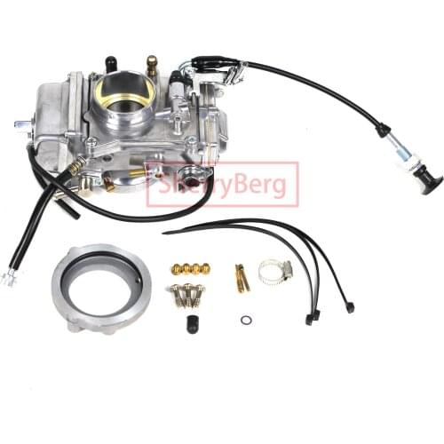 SherryBerg Carb for Harley EVO Twin Cam Evo Carburetor REP. FOR Mikuni HSR48 HRS48 POLISHED carburettor HRS 48MM CARBY 48 MM