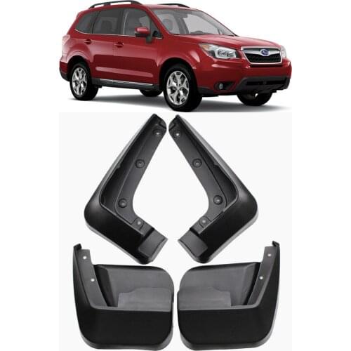 4pcs set Mud flaps Mudguards for Subaru Forester SJ 2014 2015 2016 2017 Front Rear Splash Guards Mud Flaps Mudguards Mudflap