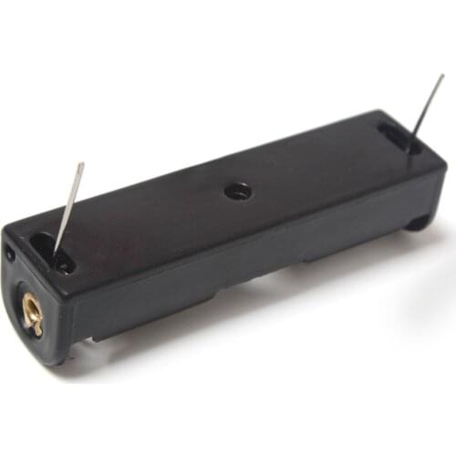 20Pcs/Lot AAA Battery Case Holder 2 Pin Black Plastic 1.5V AAA Battery Storage Box For 1x AAA Batterias Organizer