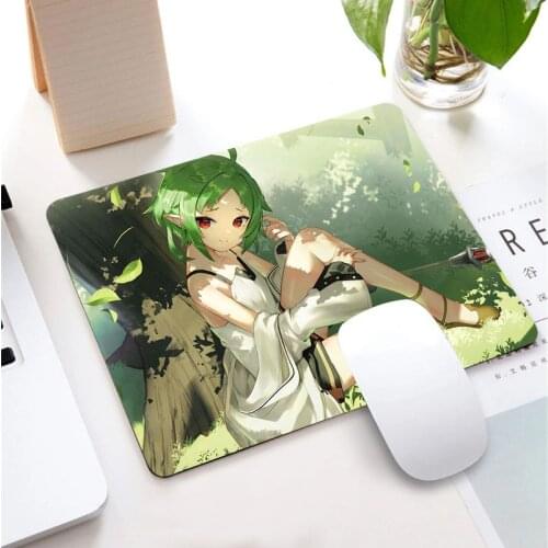 Mushoku Anime Rug Waterproof Non-slip Lockedge Small Size Learning Gamer Mouse Pad Gaming Accessories Laptop Keyboard Mat
