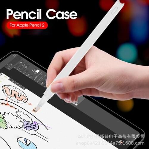 Lovely TPU Silicon Protective Pouch Cap Holder Cover For Apple Pencil 2 Anti-scratch Case For Pencil 2nd Easy To Install And Use