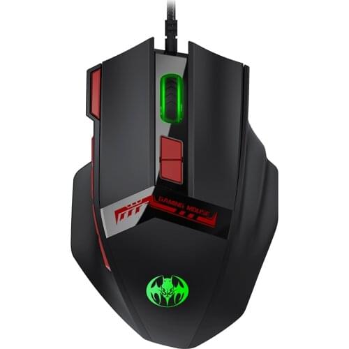 USB Optical Gaming Mouse 3200DPI Adjustable 10 Buttons Programmable RGB Wired Mice Ergonomic Computer Mouse for Laptop PC Gamer