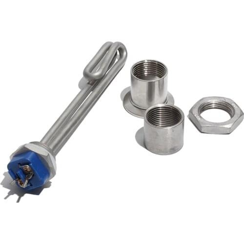 1 Inch BSP/NPT 304SS Heating Element 220~240V 1KW/2KW/3KW Screw in Type Immersion Water Heater for Water Boiler with Accessories