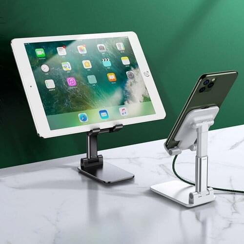 Desktop Mobile Phone Holder Stand for IPhone IPad Adjustable Tablet Foldable Extend Support Table Cell Phone Desk Stand Holder