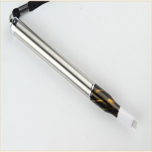 New Arrival eyebrow permanent makeup pen light Manual tattoo machine for microblading needle blade Munsu Tebori Pen