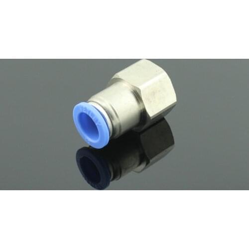 PCF Female Connector BSPT thread brass nickel-plated quick one touch fittings vetley pneumatic high quality air fittings
