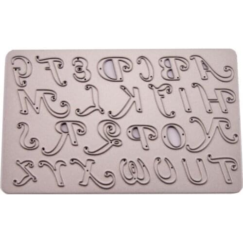 Letter and Number Metal Metal Cutting Dies Scrapbook Paper Craft Knife Mould Stencils 2021 New Making Die Cuts 2021