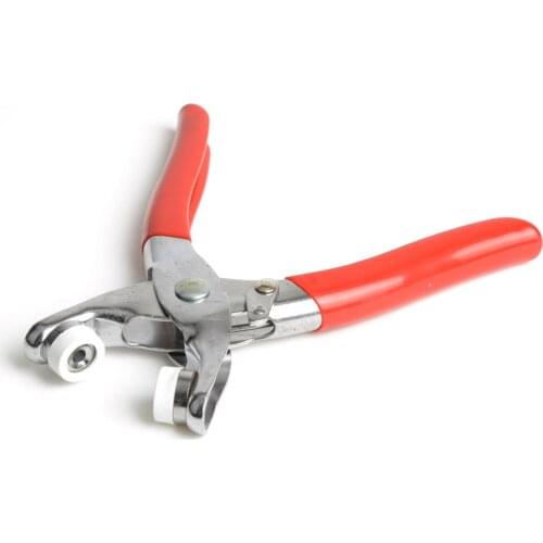 Hot hollow buckle metal snap button with five claws installation tools the pliers for prong snap button 9.5mm Sewing Tools