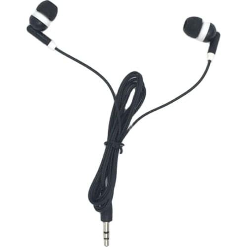 2 Colors 3.5mm Wired Earphones Sports Running Headset Noise Isolating Stereo 95cm In-Ear Media Player Music Earphone Stereo