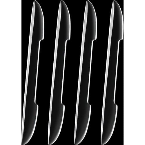 Car Door Transparent Bumper Strip Stickers For Fiat VW Polo Golf MK4 MK7 Touran Tiguan Skoda Rapid Fabia Yeti Superb