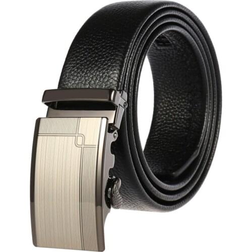 Automatic buckle man waist lead layer cowhide leather belt casual joker male accessories designer belts Sell like hot cakes