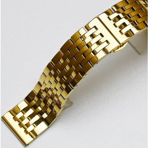 Stainless Steel Watch Band Strap 12mm 14mm 16mm 18mm 20mm 22mm 24mm Metal Watchband Replacement Bracelet Men Women WristBand