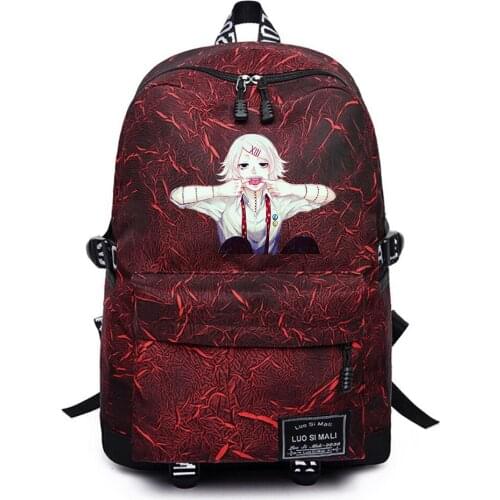 Anime Tokyo Ghoul Teenger Backpack Mochila Casual Schoolbag High Quality Packsack Unisex Student Travel Laptop Bag