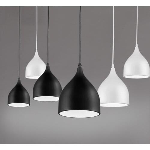 Nordic stone cottage living decor black pendant lamp lighting brass luzes de teto lamparas de techo nordic decoration home