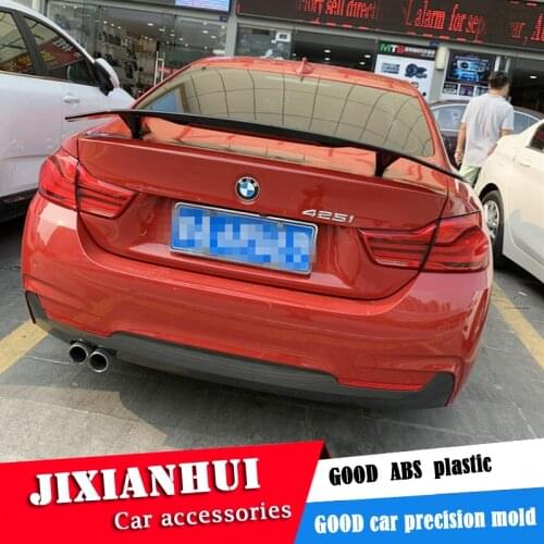 For BMW F32 Spoiler 2013-2016 BMW F32 F33 420i 428i 435i 440 NTk Spoiler ABS plastic Material Car Rear Wing Color Rear Spoiler