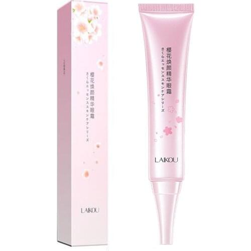 LAIKOU Sakura Eye Cream Moisturizing Hydrating Anti Wrinkle Anti Aging Repair Puffiness Remove Dark Circles Eye Care 30g