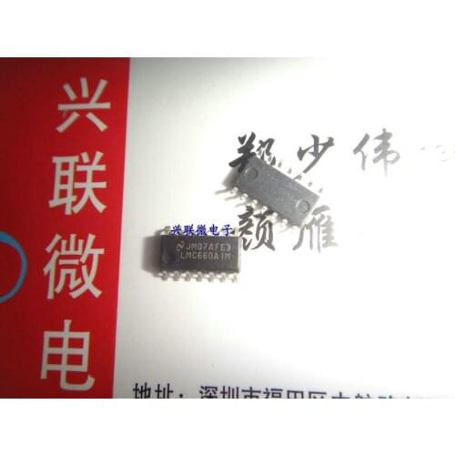 In stock 100% New&Original 5pcs/lot LMC660AIMX LMC660 SOP14