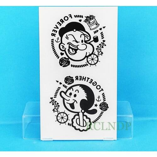 Waterproof Temporary Tattoo Sticker Popeye the Sailor Animation Anime tatto flash tatoo fake tattoos for child girl women men