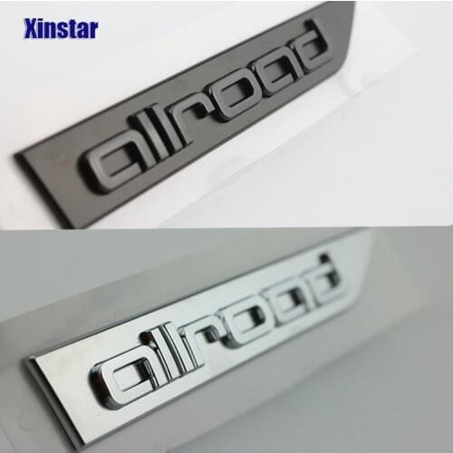 1Set Allroad Car fender Emblem Sticker For Audi A4 A6