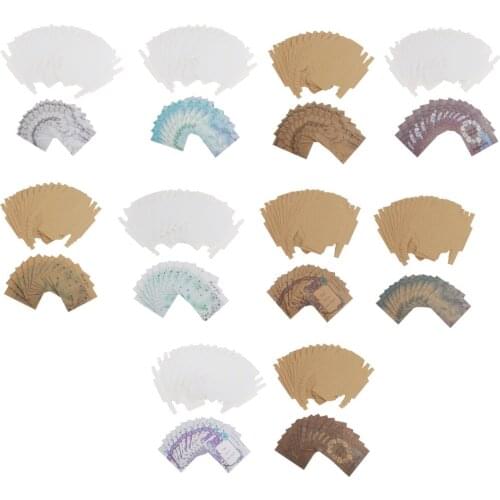 12 Set Color Printed Necklace Earring Cardboard Jewel Gift Box Wedding Gift