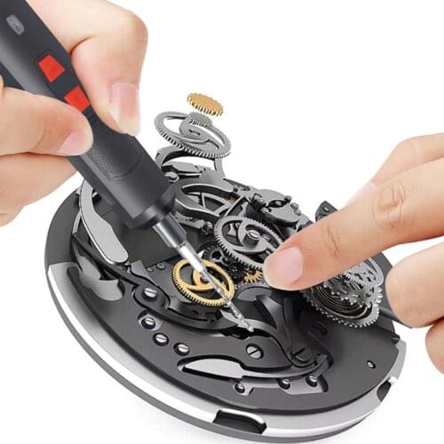 3.6V Lithium-ion Cordless Screwdriver Mini Rechargeable Screwdriver Electric Screwdriver Power Drill Portable Repair Tool Sets