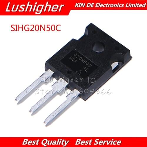 5PCS SIHG20N50C G20N50C 20A 500V TO247 MOS FET Original