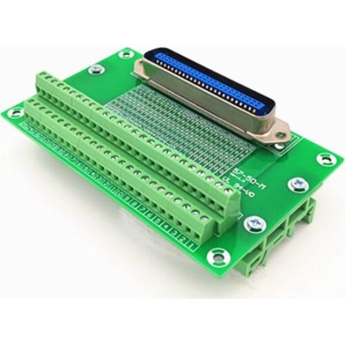 57Series 50-Pin 0.085" Vertical plug-in Male Header Connector Breakout Board