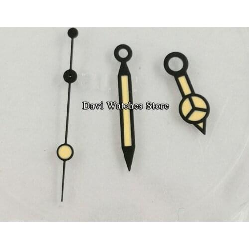 Black Green Luminous Watch Hands Fit ETA 2836 2824 Miyota 8215 8205 82series Mingzhu DG2813 3804 NH35 NH36 Automatic Movement