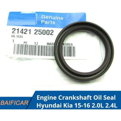 Baificar Brand New Genuine Front Engine Crankshaft Main Oil Seal OEM 21421-25002 For Hyundai Kia 15-16 2.0L 2.4L