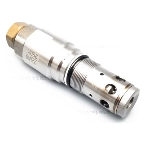 For excavator Kobelco Doosan Daewoo Carter Hitachi Hyundai Sany Volvo Sumitomo Rotary gun relief valve safety valve accessories