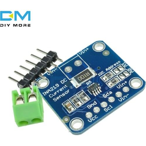 SOT23 INA219 Bi-directional DC Current Power Supply Sensor Breakout Module DIY 3V-5V IIC I2C Power Monitoring Sensor Module